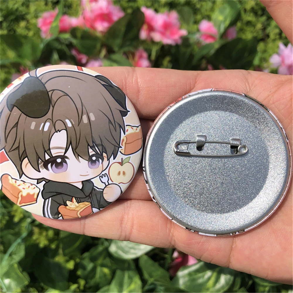 Anime Love And Deepspace Qinche Sylus Xavier Zayne Rafayel Cosplay Costume Accessories Brooch Pin Cartoon Badge Backpack Pendant