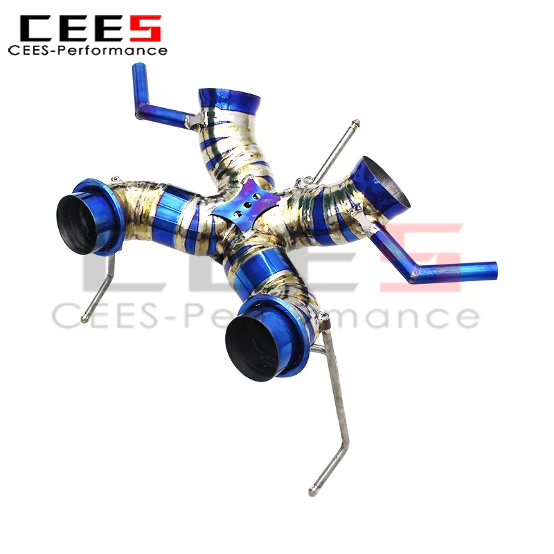 CEES Exhaust Pipes for Mclaren 600LT Spider Coupe 3.8T 2018-2020 Sport Car Pipe Muffler Enhanced Sound Exhaust System