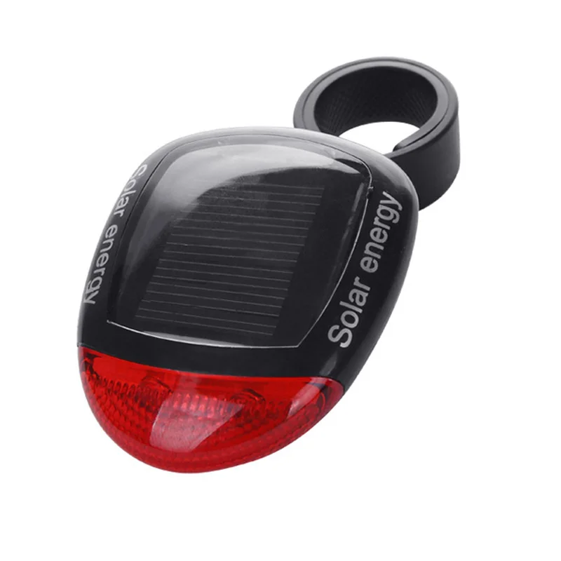 الطاقة الشمسية الطاقة LED دراجة ضوء خلفي ، ضوء تحذير السلامة ، الدراجة الضوء الخلفي ، اكسسوارات الدراجات ، معدات ركوب الخيل #4