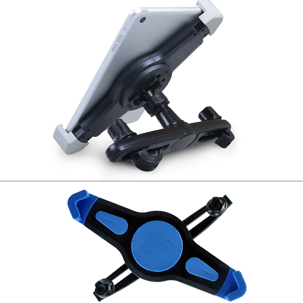 Tablet Bracket Car Headrest Adjustable Tablet Holder Plastic Mobile Phone Mount Storage Accessory, Pink