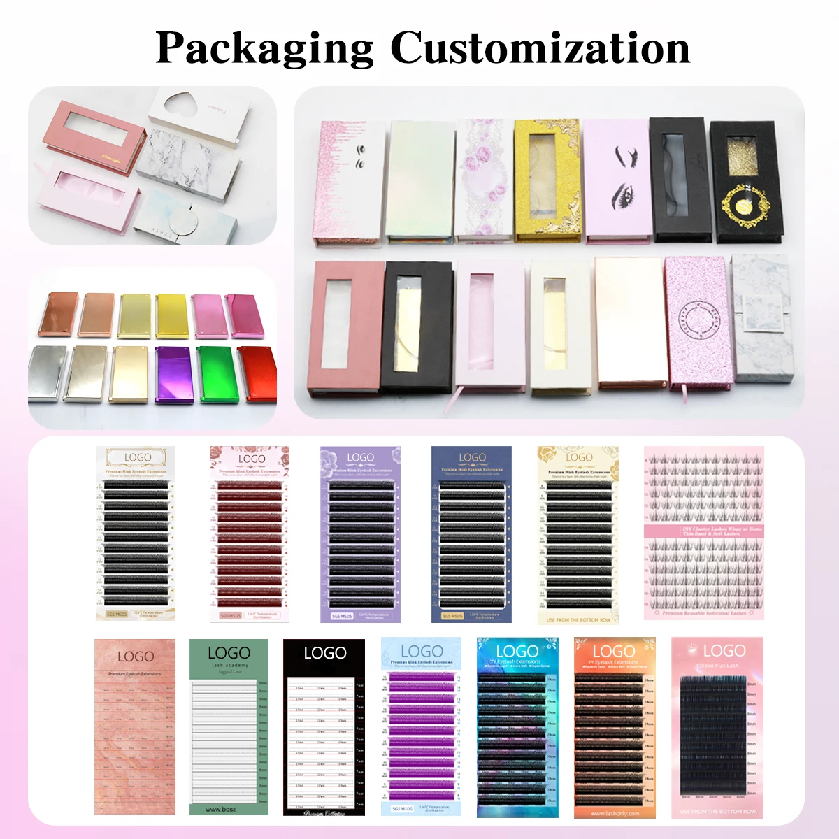 Lashonly Comic Fairy Lash Premade Fans Estensione ciglia visone Effetto anime Morbido pennacchio Ciglia svolazzanti Comic Fairy Ciglia