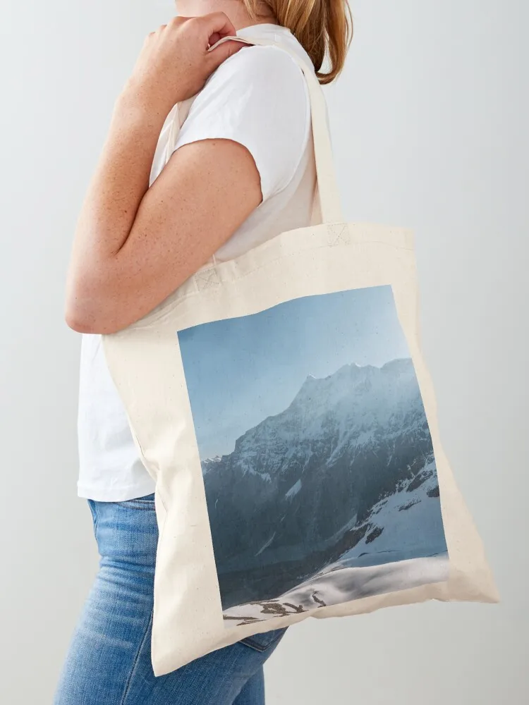 trishul from junargali, above roopkund, the himalayas, india Tote Bag canvas tote bag Canvas Tote Bag