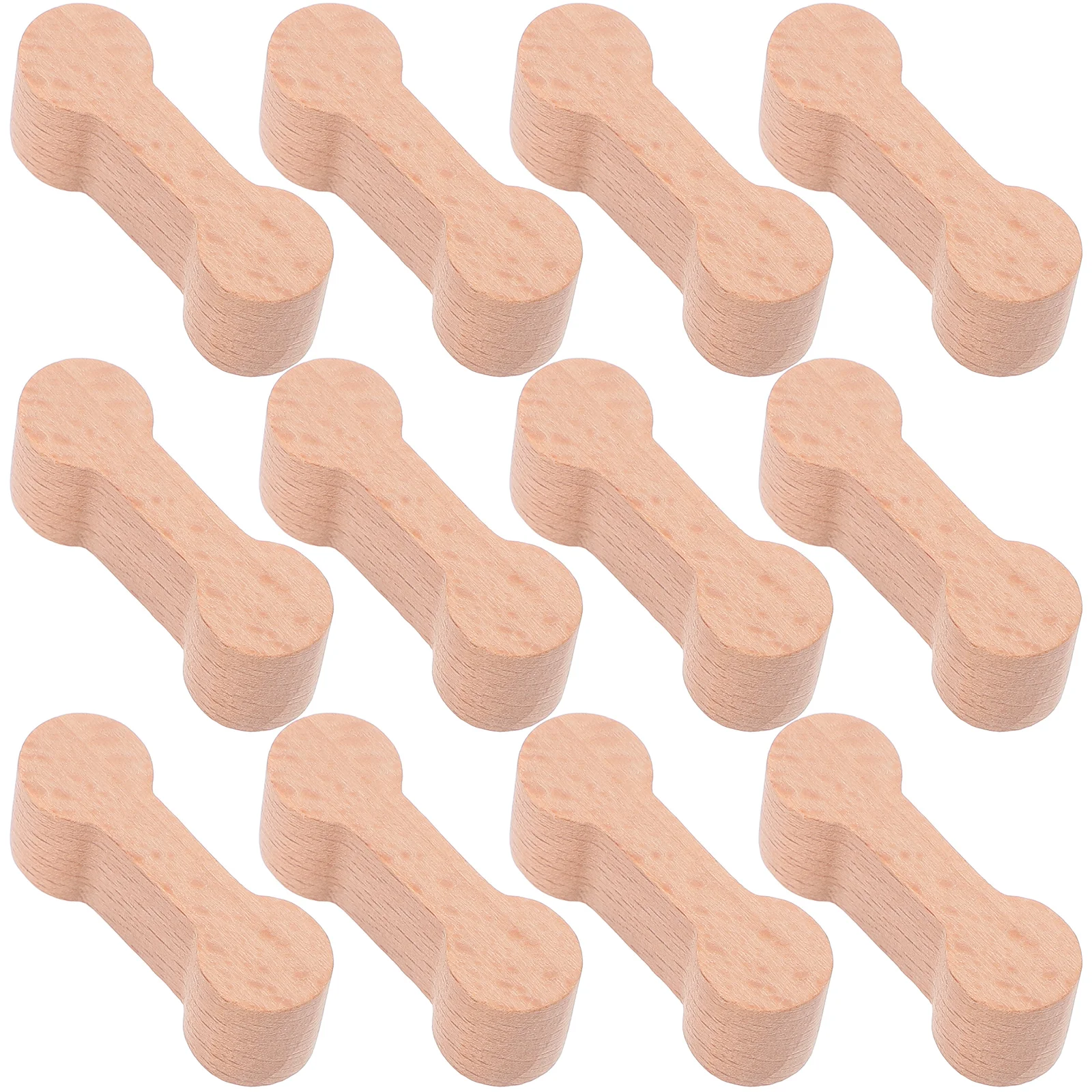 16 Pcs Wooden Track Accessories Train Connector Decorative Buckle Railway Model Connectors Kids Adaptors