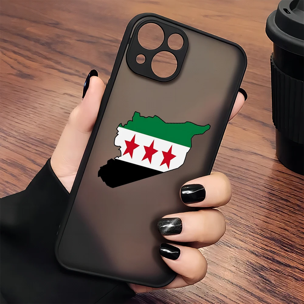 S-Syrian Revolution Flag Phone Case For iPhone 16 15 14 13 12 11 Mini Pro Max XR XSMax Plus Matte Transparent-F-Fortnites-Cover