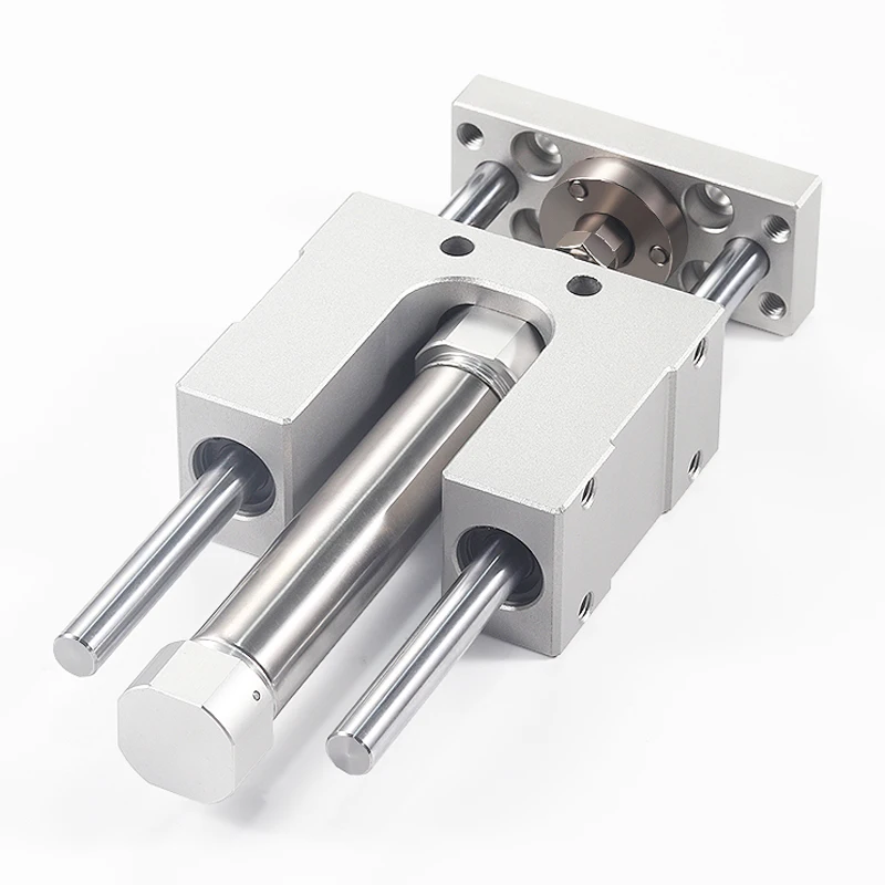 

TMICM12/16/20/25-25X50X75X100X125X150X200S Pneumatic Cylinder Three-Axis Three-Rod Guide Bracket TMICL With Air Buffer Cylinder