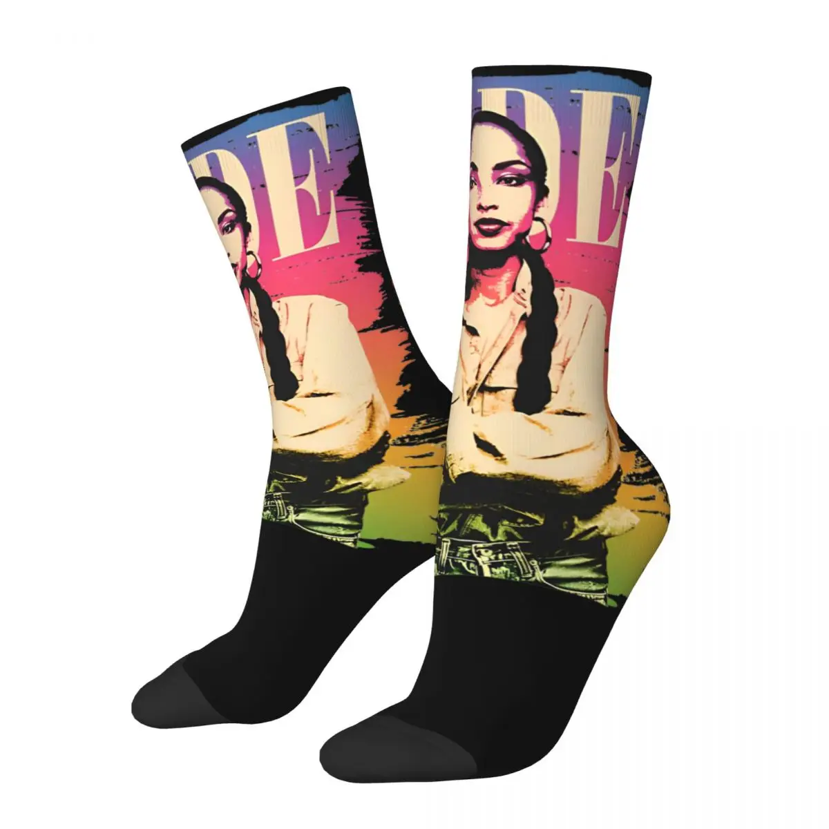 Hip Hop Women's Socks Vintage Sades Adu Singer Accessories Cute 80s 90s Sport Dress Socks All Seasons