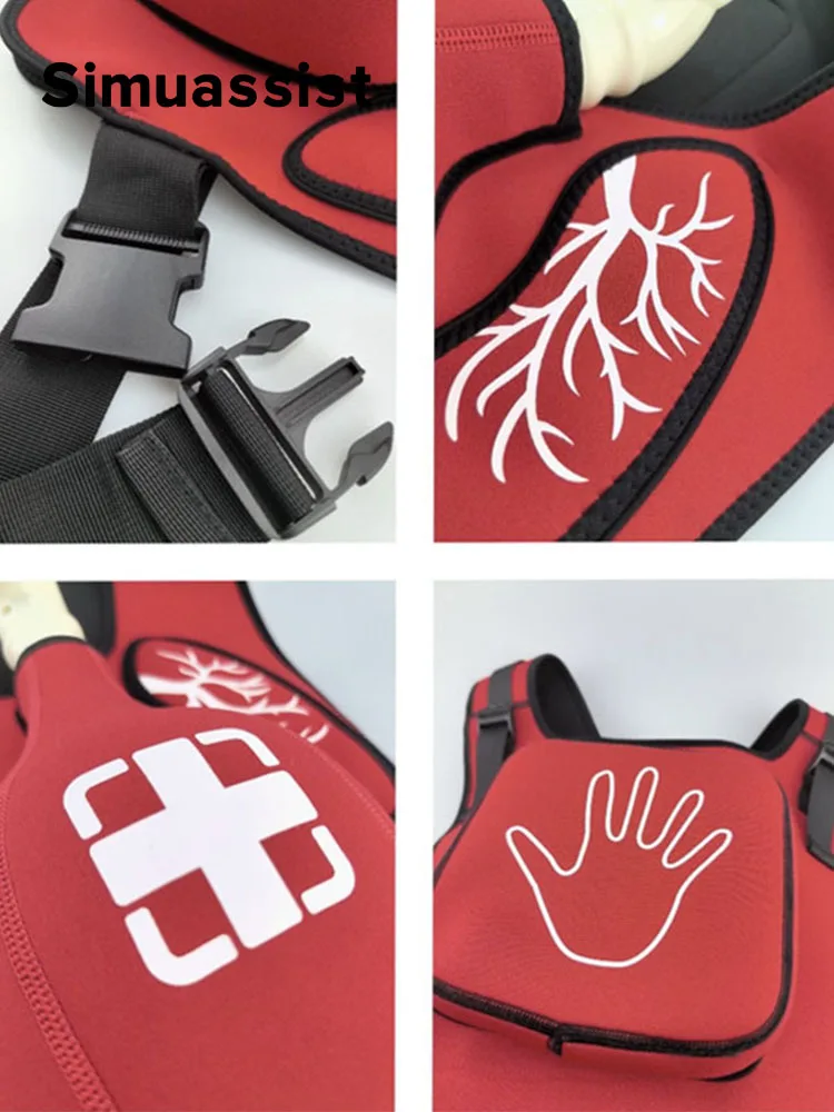 Adult/child Heimlich Training Vest Wearable Tracheal Obstruction Vest Anti Asphyxia Training Model Heimlich Training Model