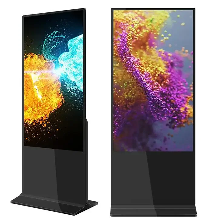 32 43 46 49 50 75 85 100inch floor standing Advertising Player Android  advertising display with screen