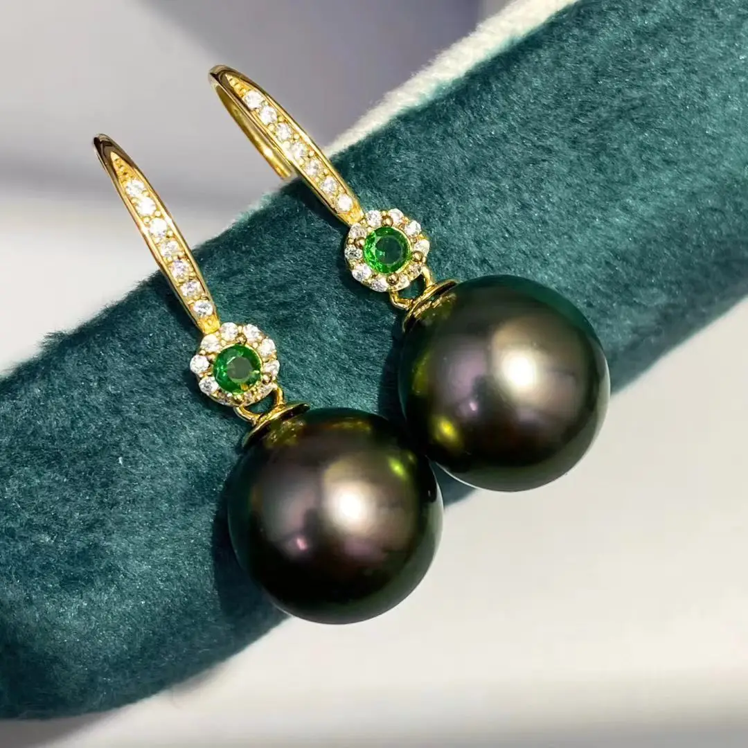 

Wholesale S925 Sterling Silver Earrings Mount Findings Settings Base Mounting Parts Accessory for 9-10mm Pearls 5 pairs/lot