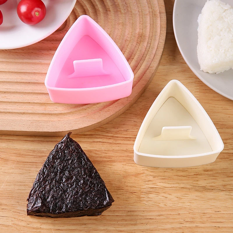 Onigiri Mould,Large Rice Mold Maker Kit, Non Stick Rice Mould For Kid Lunch,Kitchen, Portable Rice Ball Maker