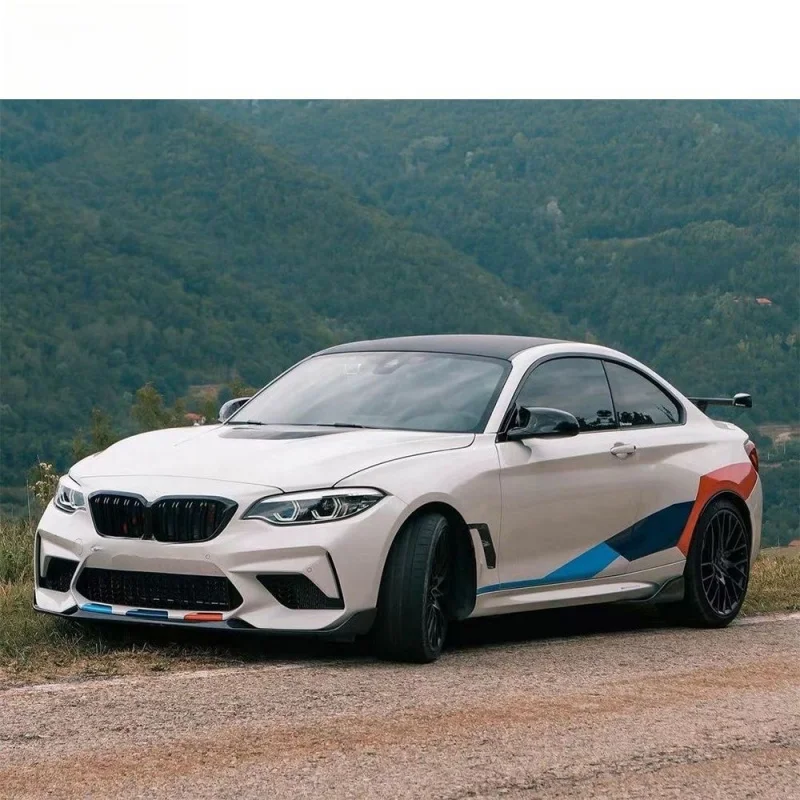 

High Quality Wide Style Body Kit Front Rear Bumper Side Skirt Fender Grille for 2 Series F22 F23 2013 Upgrade to F87 M2c