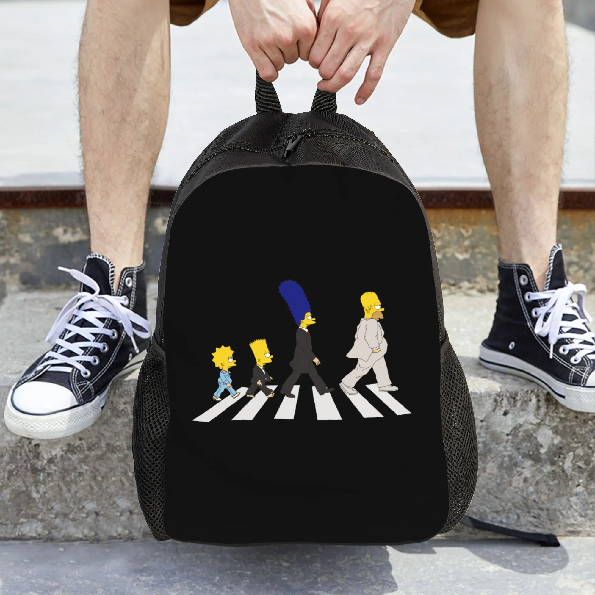 

Женский рюкзак с рисунком S-Simpsons, модная детская школьная сумка, компьютерный рюкзак, дорожный рюкзак для подростков