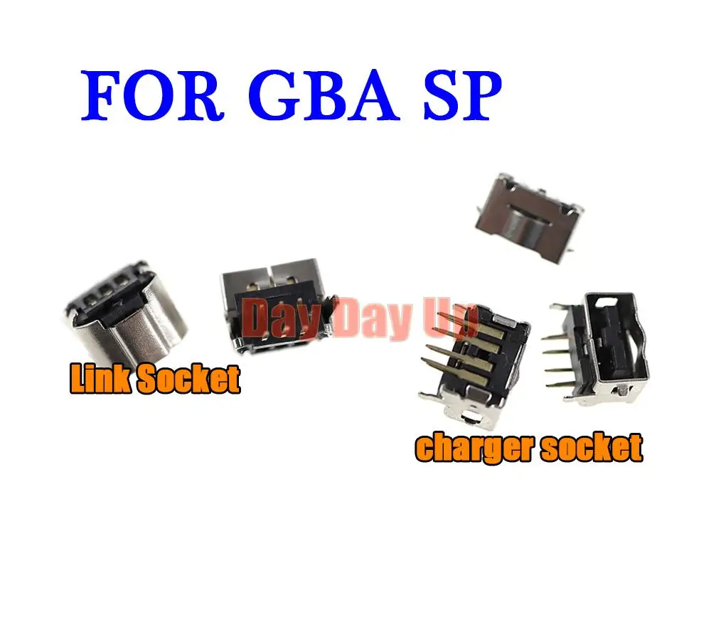 200pcs Game Link Connect Jack power Jack Socket Charger Dock Port Connector charging socket For Nintendo DS GBA SP