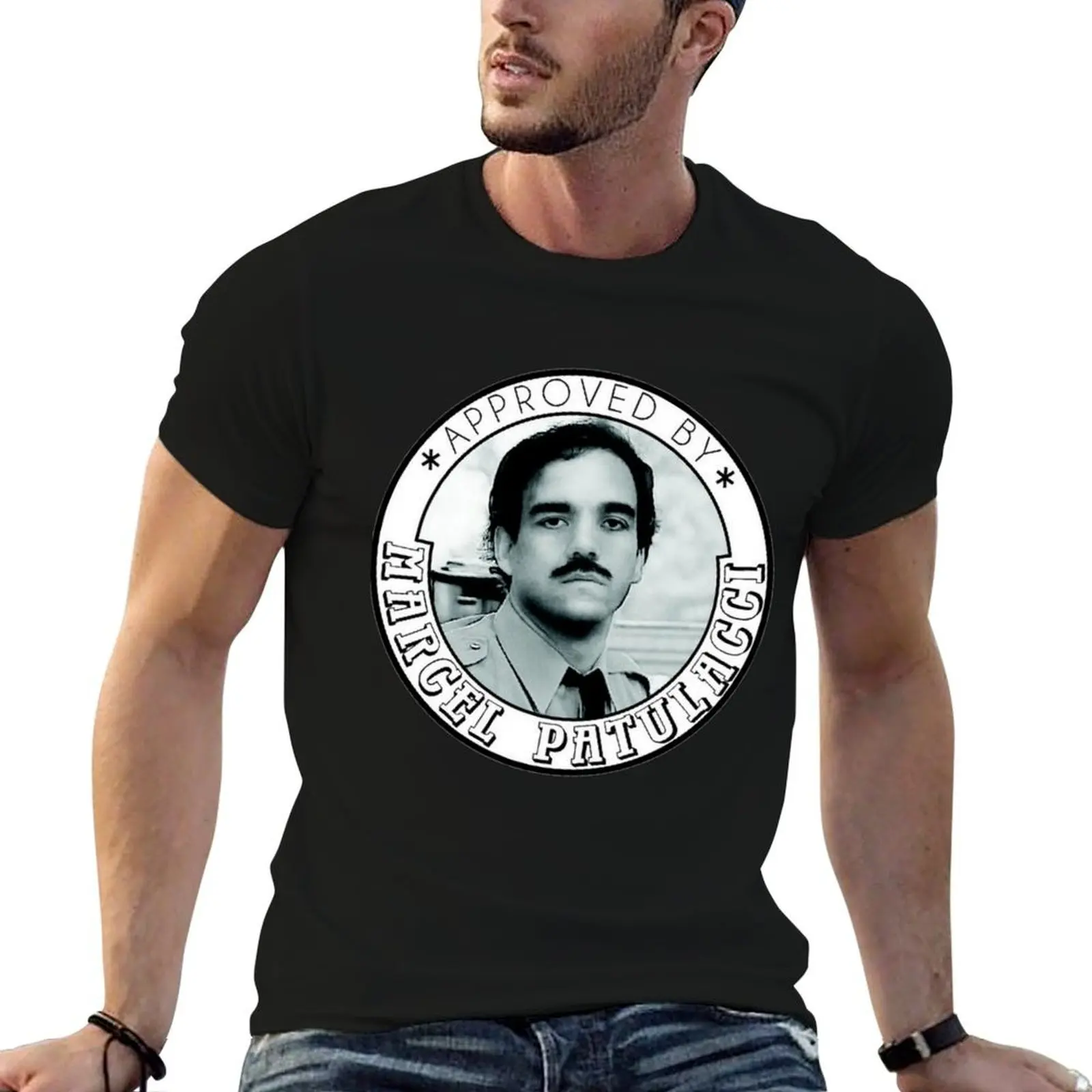 

Approved By Marcel Patulacci Les Inconnus T-Shirt essential t shirt t shirts designer T-Shirt