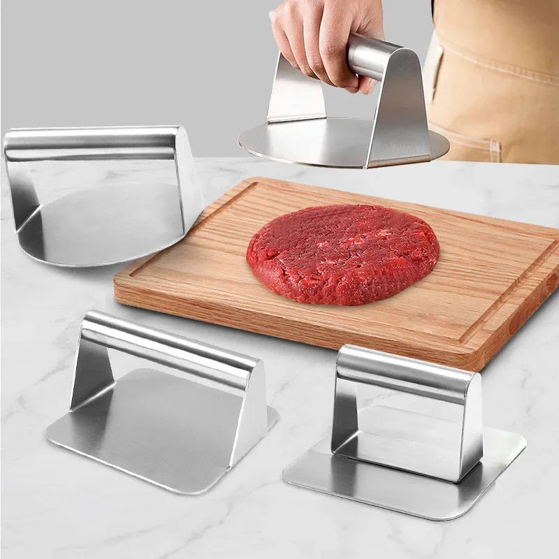 Burger Presses Smooth Kitchen Accessories Burger Smasher Meat Beef Burger Meat Smasher for Barbecue Cooking Sandwich Steaks