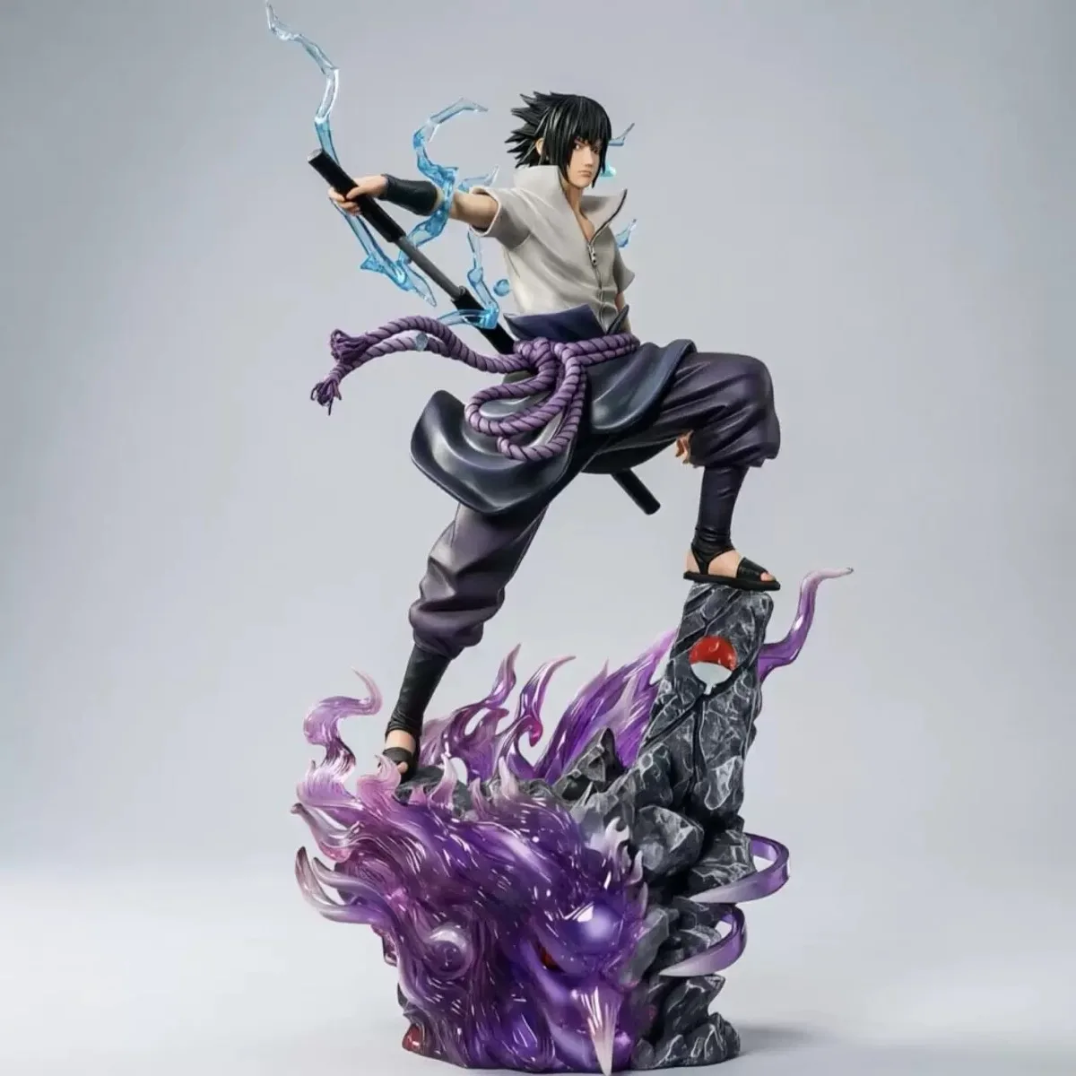 Figura de Naruto Shippuden 10 Years Bitterness - Decoración de Escritorio de Naruto y Sasuke, Modelo de Anime Coleccionable, Escena de Dibujos Animados