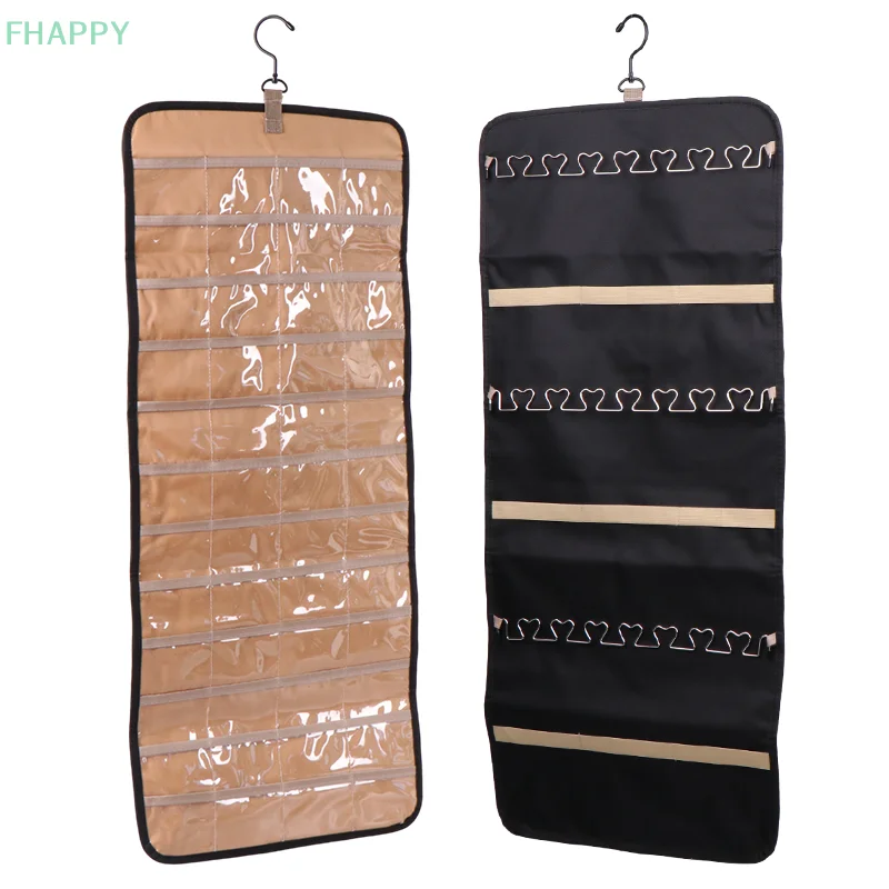 Sunglasses Storage Hanging Bag - Double-Sided Felt Slot Sunglasses Organiser Eyeglasses Display With Sturdy Cord