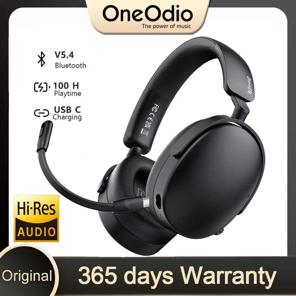 OneOdio SuperEQ A200 Wireless Noise Cancelling Headphones 38dB ANC Over-Ear Bluetooth Headset 6 ENC MIC 100H Play Time