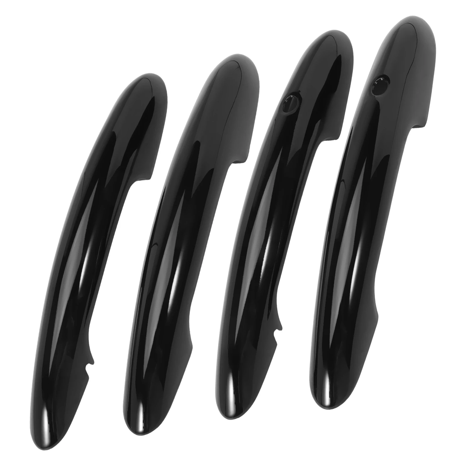 

4 PCS Door Handle Cover Trim Compatible with Mini Cooper F55 F60 w/Comfort Access (w/Push Button)