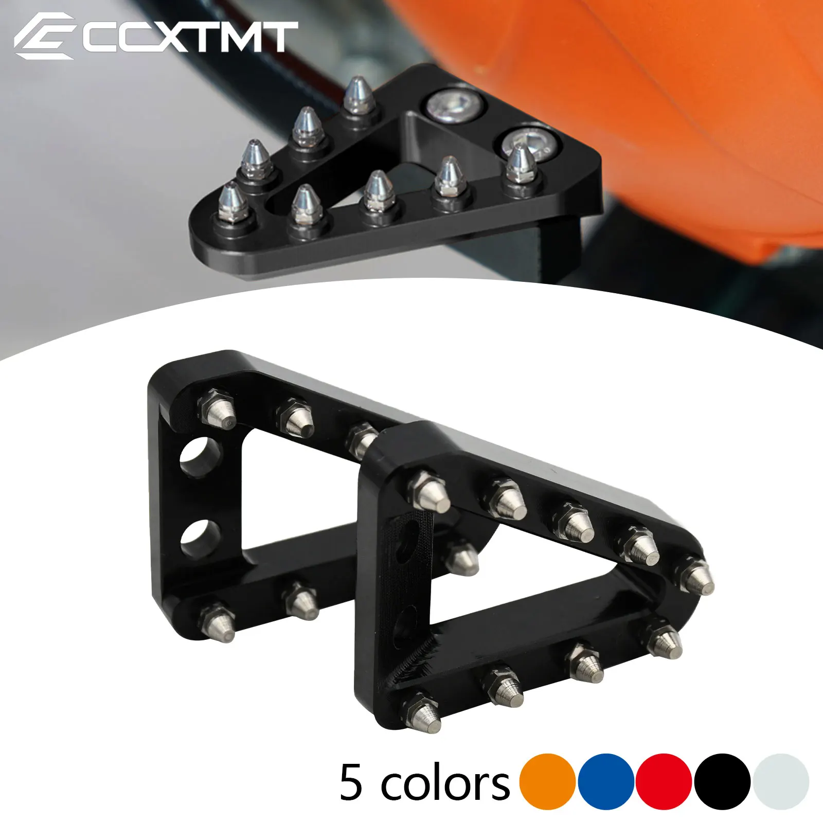 Motorcycle Rear Brake Pedal Lever Step Plate Tip For KTM XC XCF SX SXF EXC XCW EXCF 125 150 250 300 350 400 450 500 2008-2023