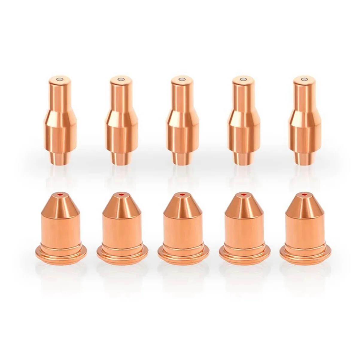 Electrode 56576 Nozzle 56811 Tips 0.035in 0.9mm for Harbor Freight Titanium 45 Cutter -45 Plasma Cutting Torch 10pcs