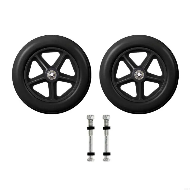R1WB 2PCS عجلة الكراسي المتحركة 6/7/8INCH