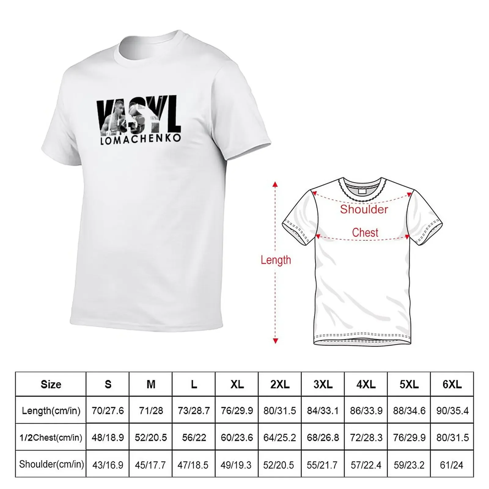 Vasyl Lomachenko T-Shirt boys animal print oversized aesthetic clothes mens t shirt graphic