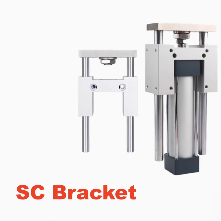 SC Guide Bracket SC32 40 50 63 Standard Cylinder Three-axis Cylinder Pneumatic Post -50 75 100 200 300 400 500