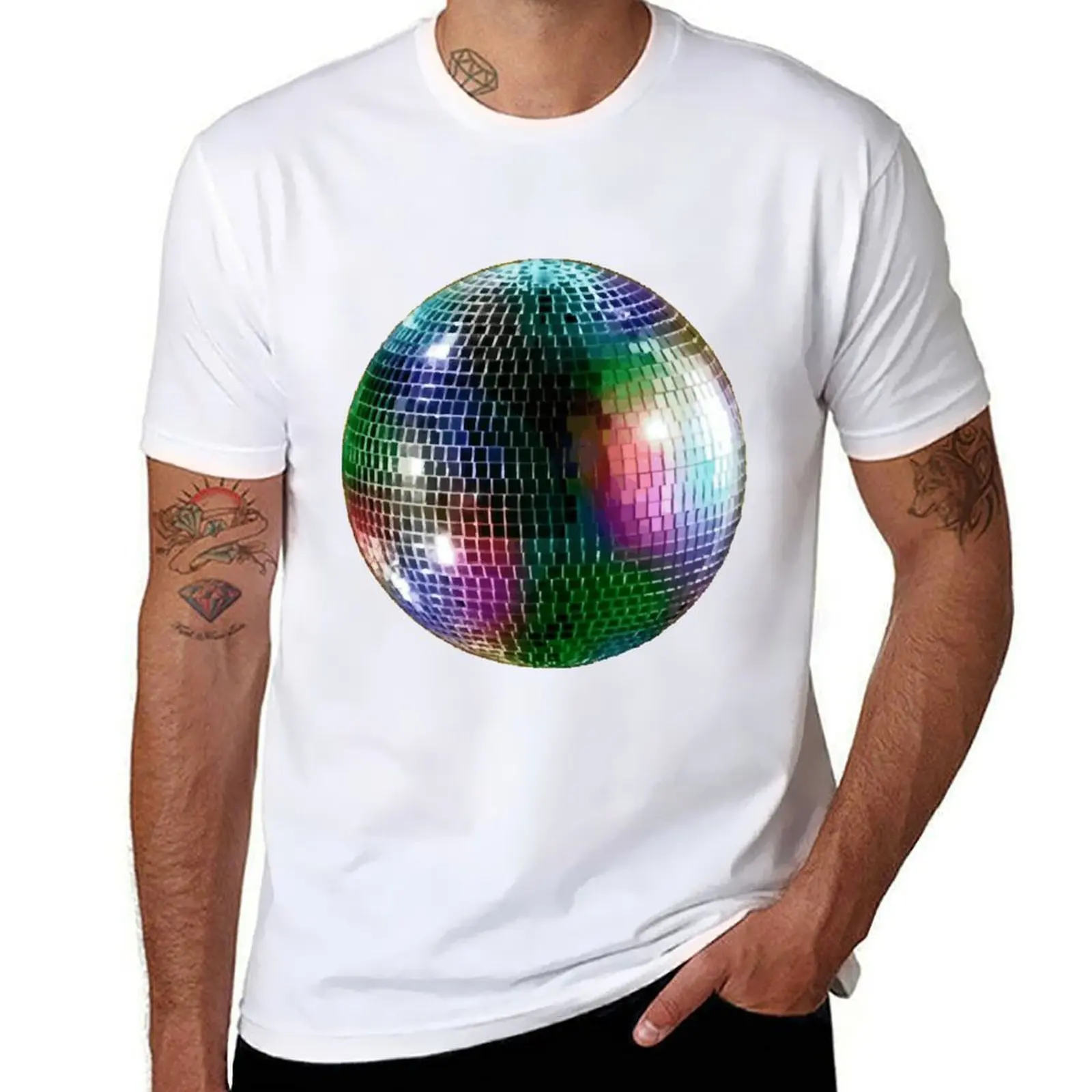 

Mirror Ball T-Shirt printed t shirts for man t shirts for man slim fit T-Shirt