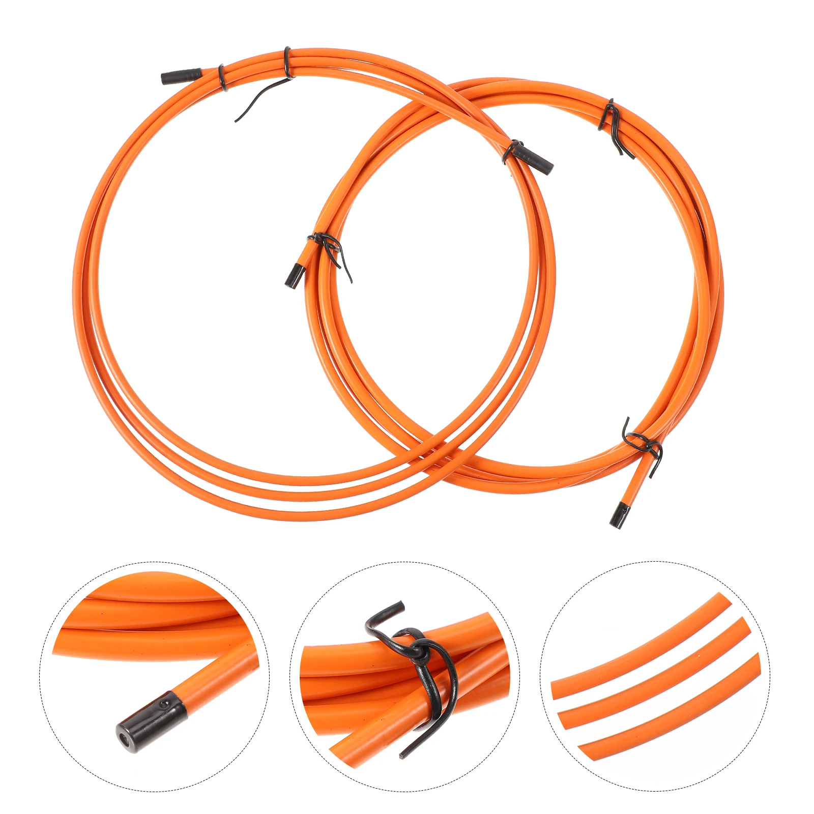 

Bike Brake Derailleur Cable Set PVC Steel Wire for Mountain Road Bikes Accessories Various Colors Easy to Use Upgrade
