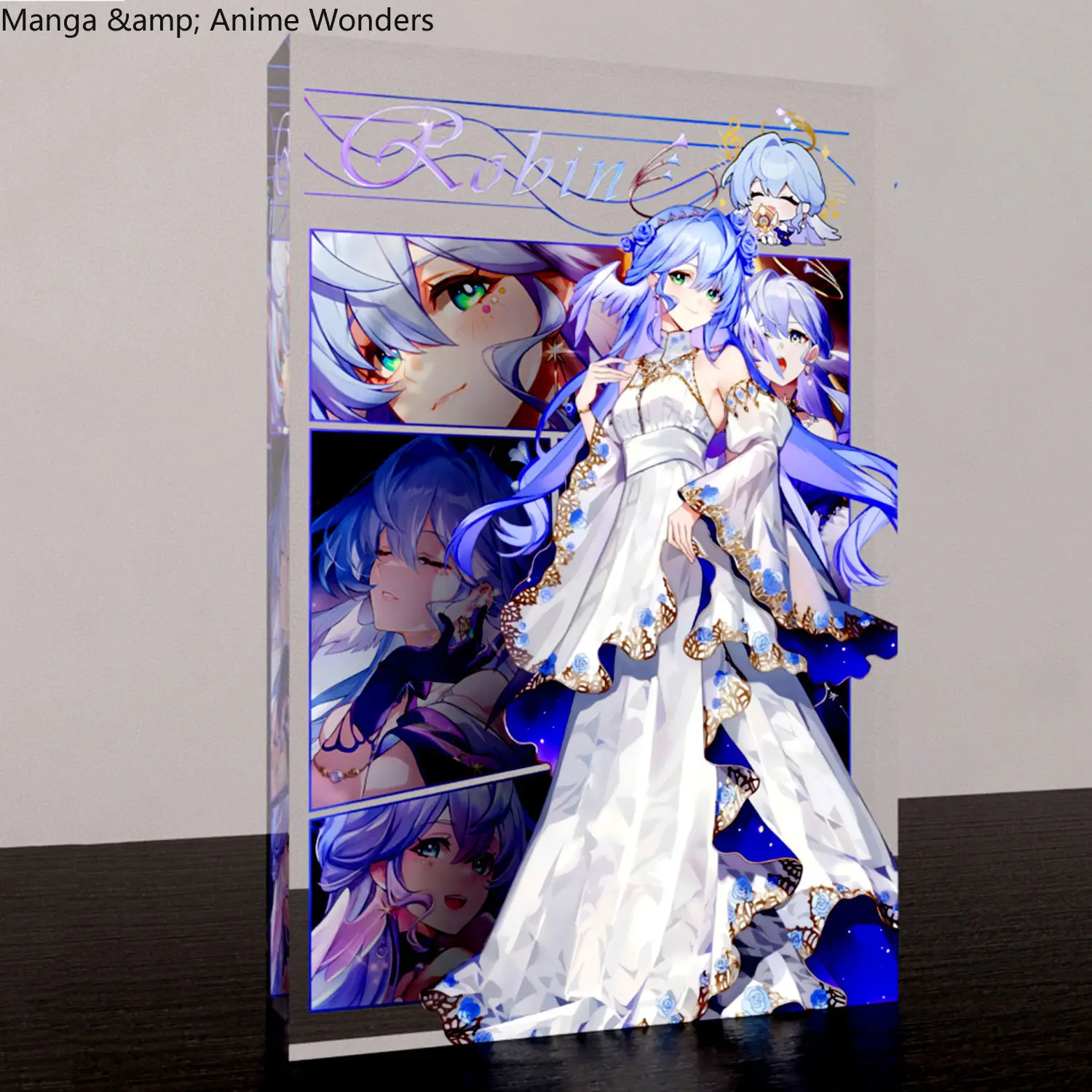 

Honkai: Star Rail Robin Косплей Мультфильм Стоячий Знак Орнамент Акриловая Подставка Кирпич Подарок На День Рождения Коллекция Хэллоуина