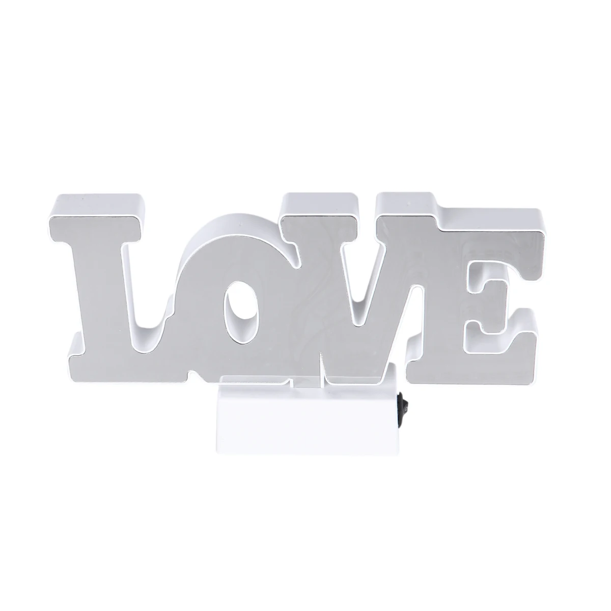 

Creative 1 Pack Led Tunnel Love Shape Mirror Surface Lamp For Home Wedding Christmas Decoration Lamp 3D