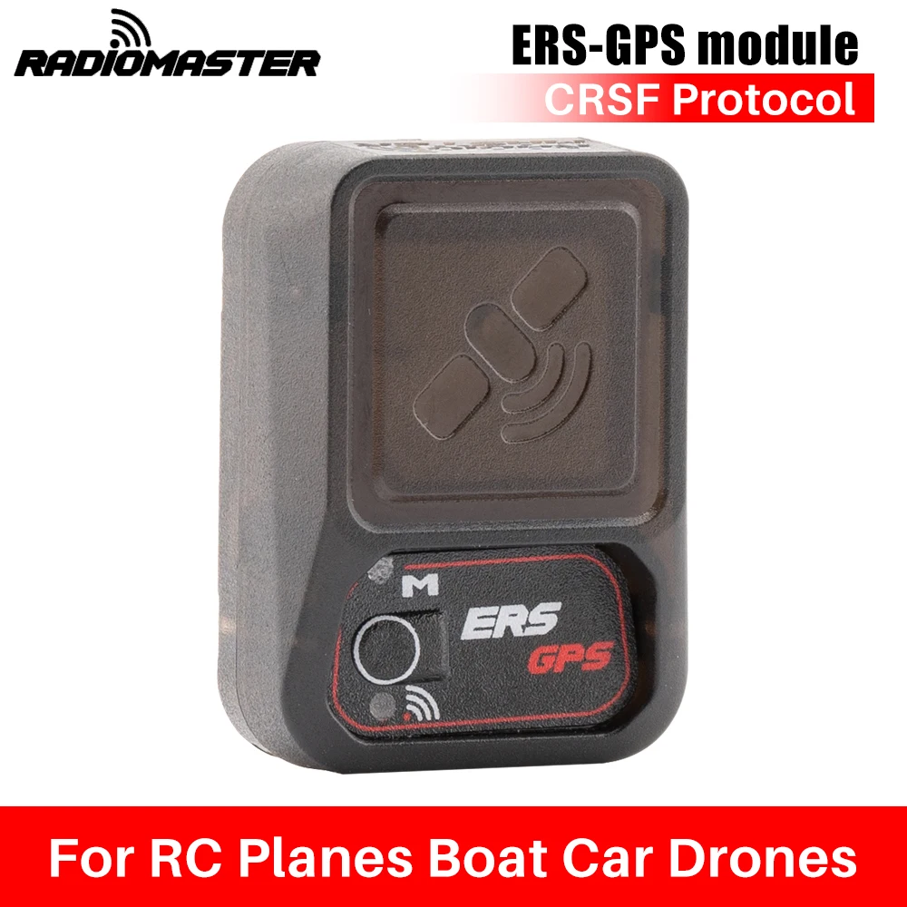 Radiomaster ERS-GPS Module GPS Sensor Real-time Tracking DC3-12V Compatibel ExpressLRS PWM Ontvanger Voor RC Vliegtuigen Boot Auto Dron