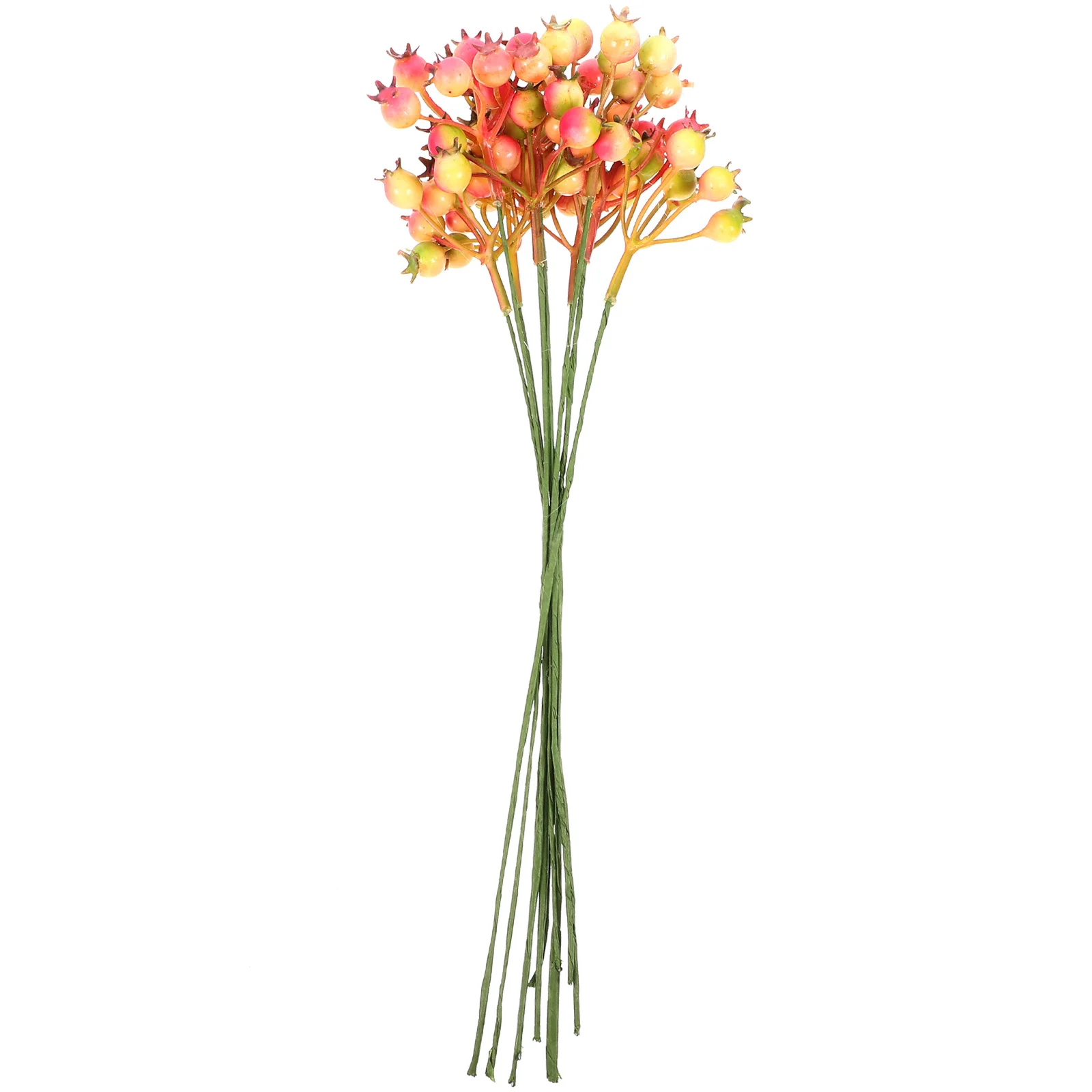 

10 Pcs Fake Greenery Garland Artificial Berry Twig Stems Fruit Bouquet Faux Floral Flower