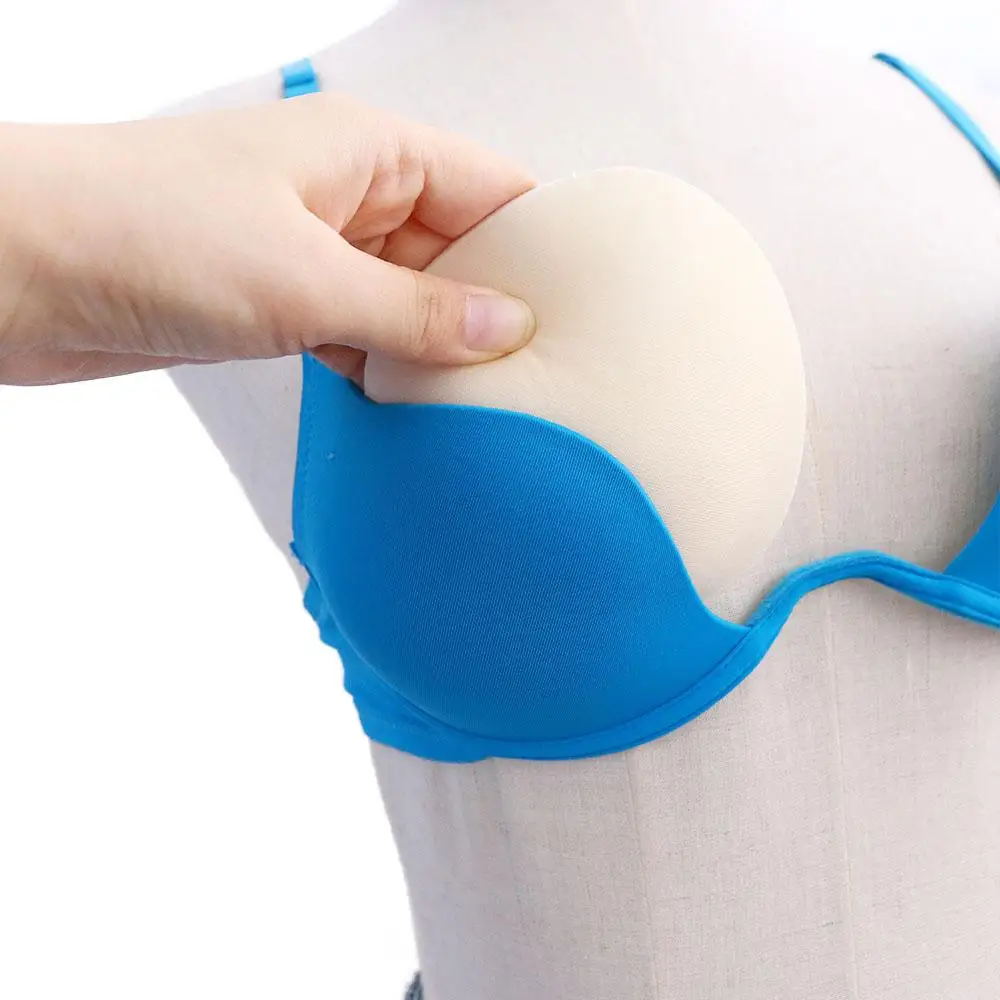 Push Up Lift Up Bra Sponge Pad Inserts Cups Triangle Enhancer Breast Bra Thicker Chest Pads Women Chest Cups Inserts Chest