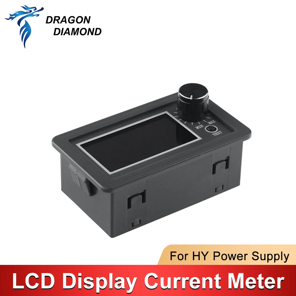 LCD Display Test Device Monitor For DIY HY Series CO2 Laser Power Supply External Screen Current Meter Laser Spare Parts