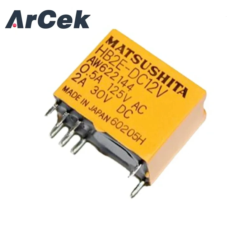 

100%Original Relay HB2E-DC24V HB2E-DC12V HB2E DC24V 8PIN AW622244 2A