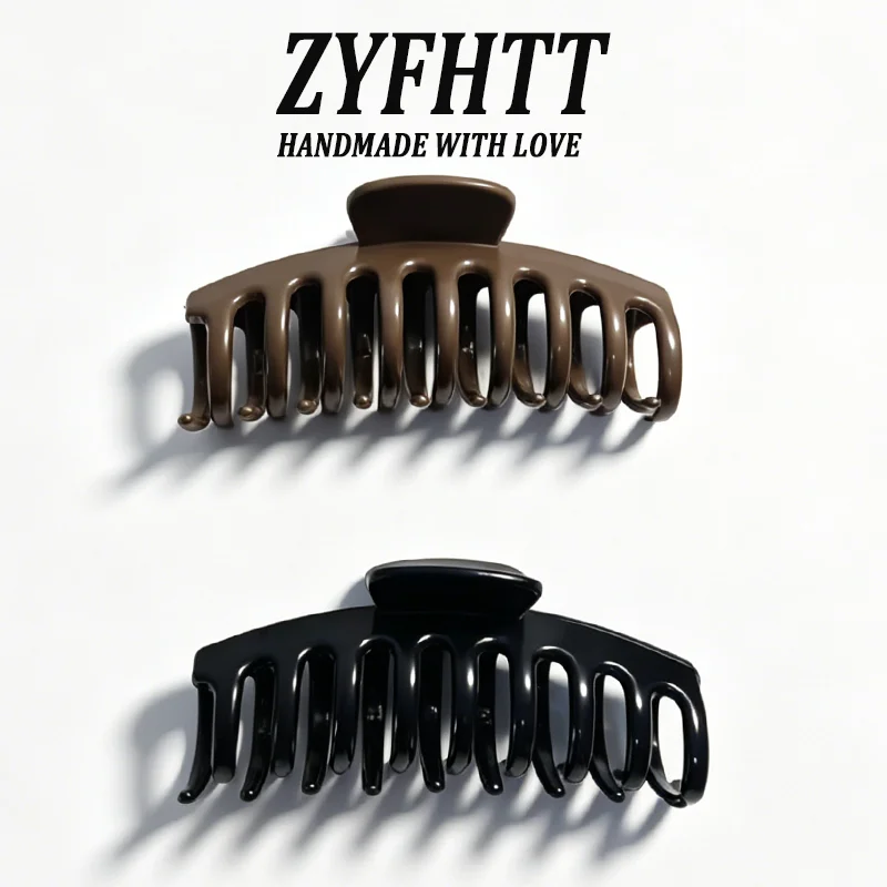 1/5 Stück ZYFHTT Weiche Silikon-Haarspange für Frauen, Täglicher Gebrauch, Koreanischer Stil, Haifischklammer, Modische Mädchen-Haarspange – Detail 26