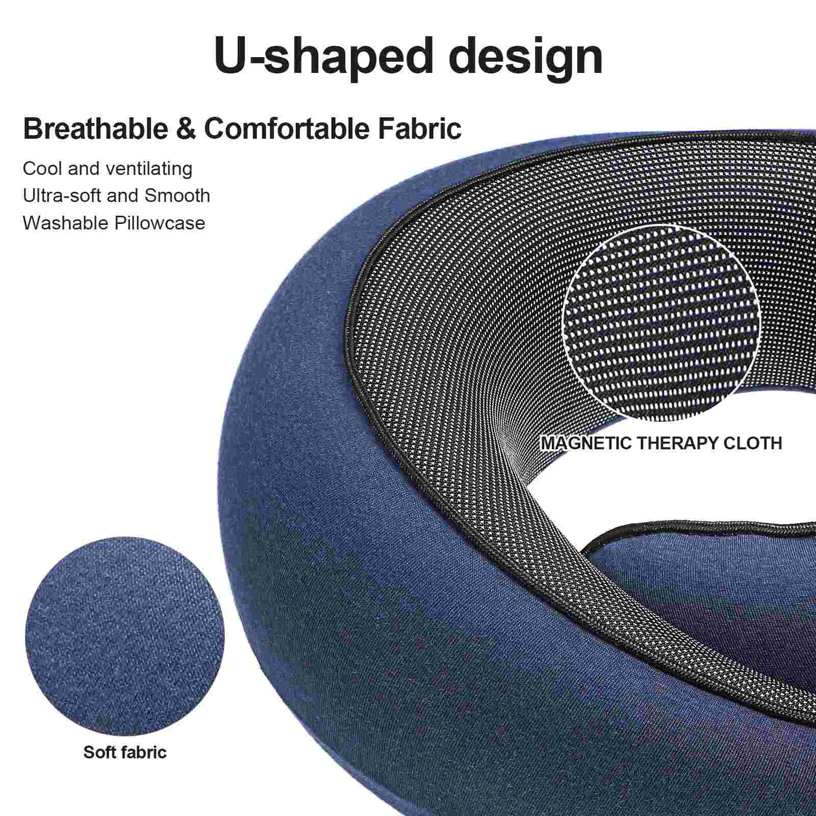 Cushion U-shaped Travel Pillow Car Multifunction With Case Neck Support Pillows