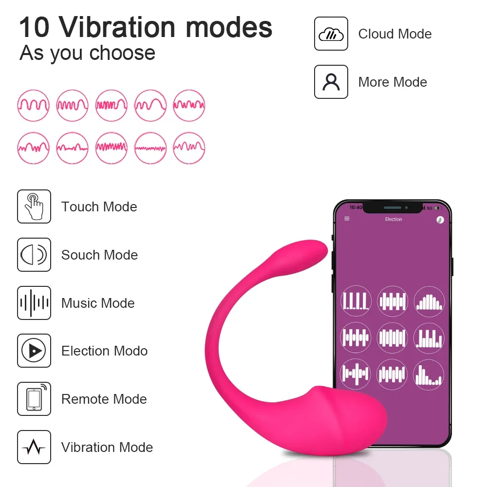 Wireless APP Vibrating Egg for Women Clitoris Stimulator Wearable G Spot Vibrator Love Egg Female Masturbator Adult Sex Toys 18+