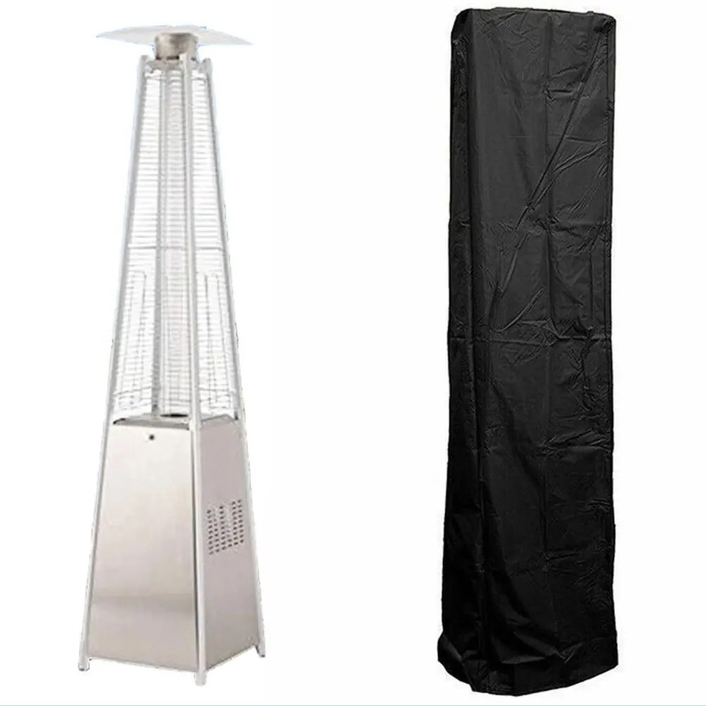 

Cover for Outdoor Heaters Garden Patio Heater Protector Heavy Duty Oxford Fabric Weatherproof Reusable Foldable Design Stain