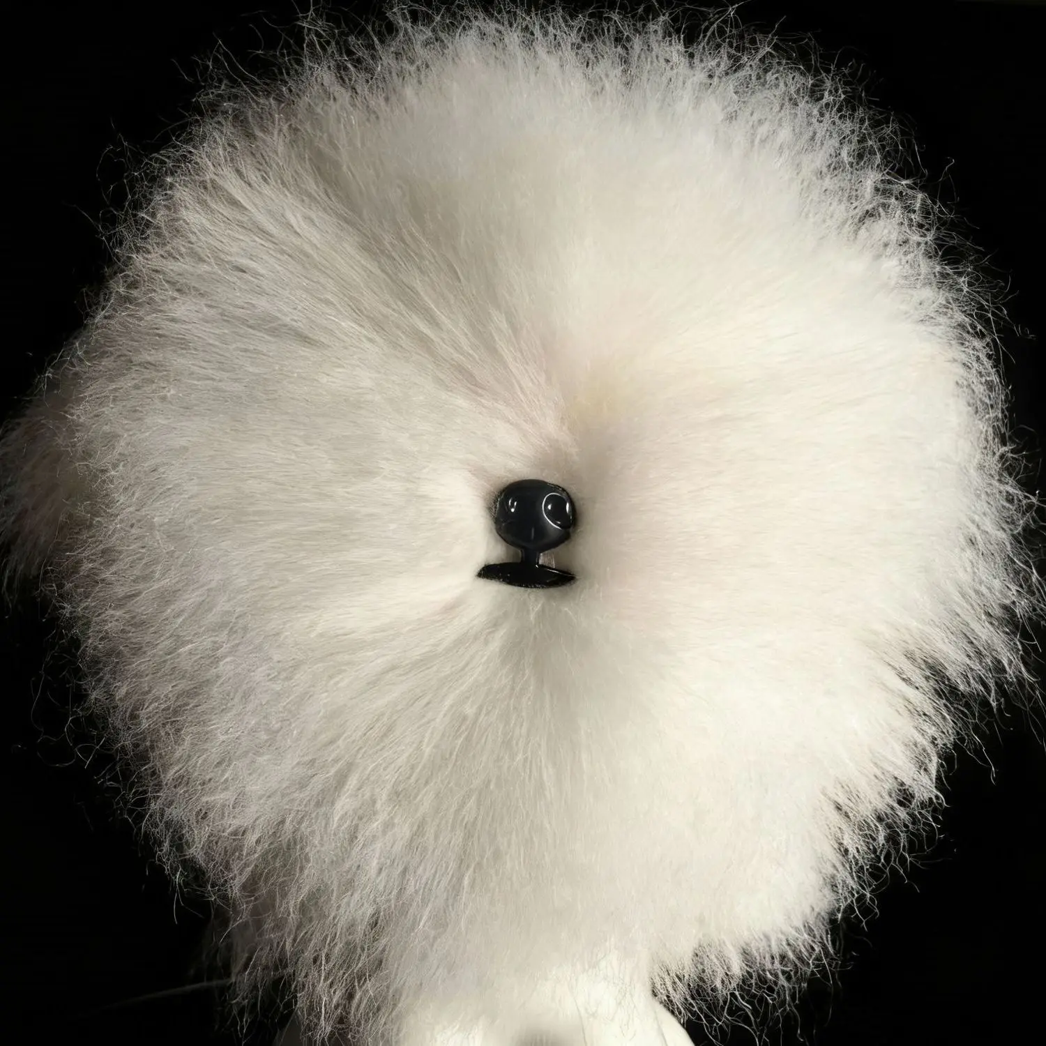 Bichon Frise Head Simulation Fake Fur Brown Bear Style Pet Grooming Practice Artificial Fur for Grooming Training