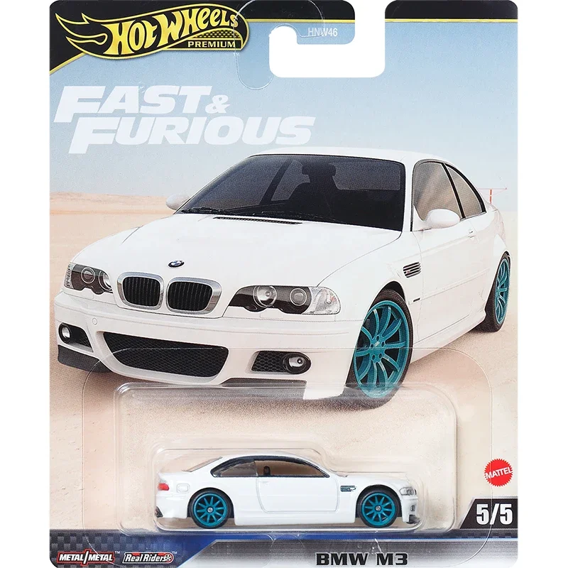 Official Hot Wheels Premium Car Fast & Furious Boy Toys 1/64 Diecast  Ford Mustang Boss Gran Torino Sport BMW Toyota Nissan Gift