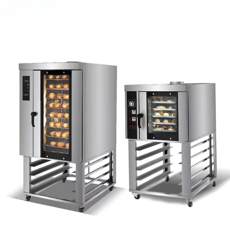 China Ar Quente 10 5 Bandeja Fogão de Convecção Industrial Vapor Elétrico Padaria Forno de Convecção Comercial Venda de Torradas
