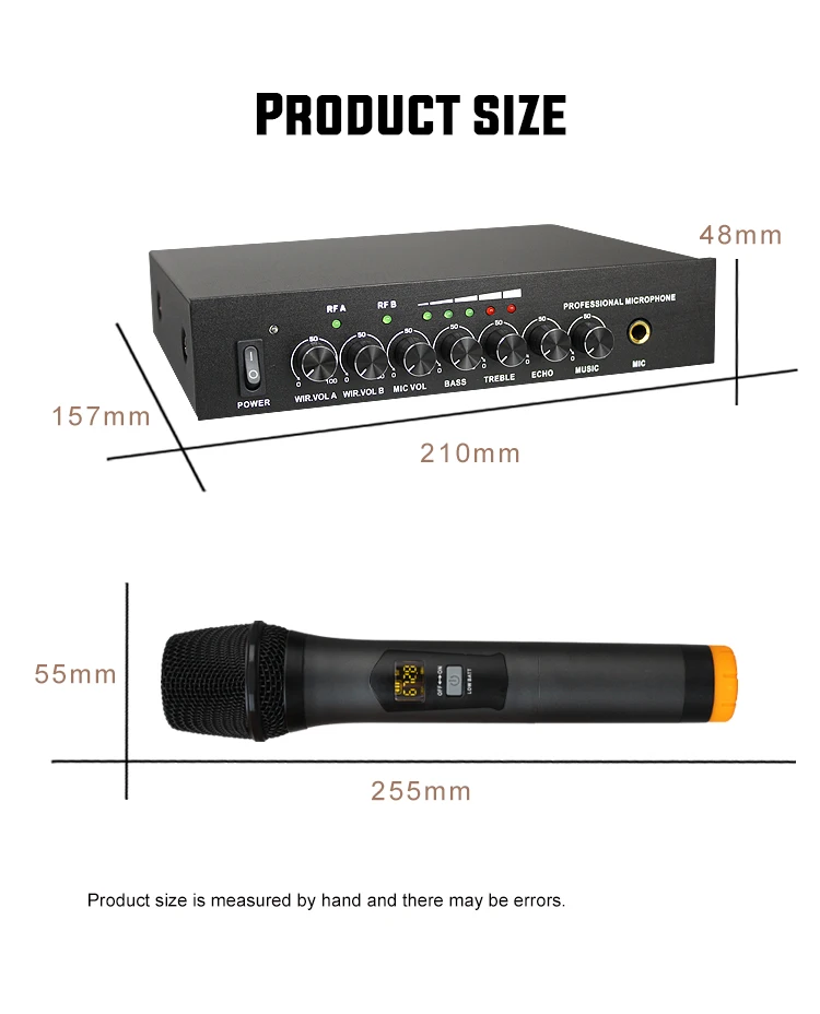 Cordless Microphone S-16-1 Microphone Karaoke KTV microphone