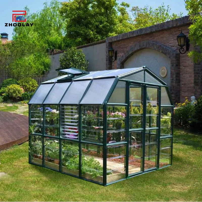 Greenhouse Thermal Succulent Sunshade Waterproof Insulation Shed Greenhouse Rooftop Courtyard Flower Rack Outdoor Household Use