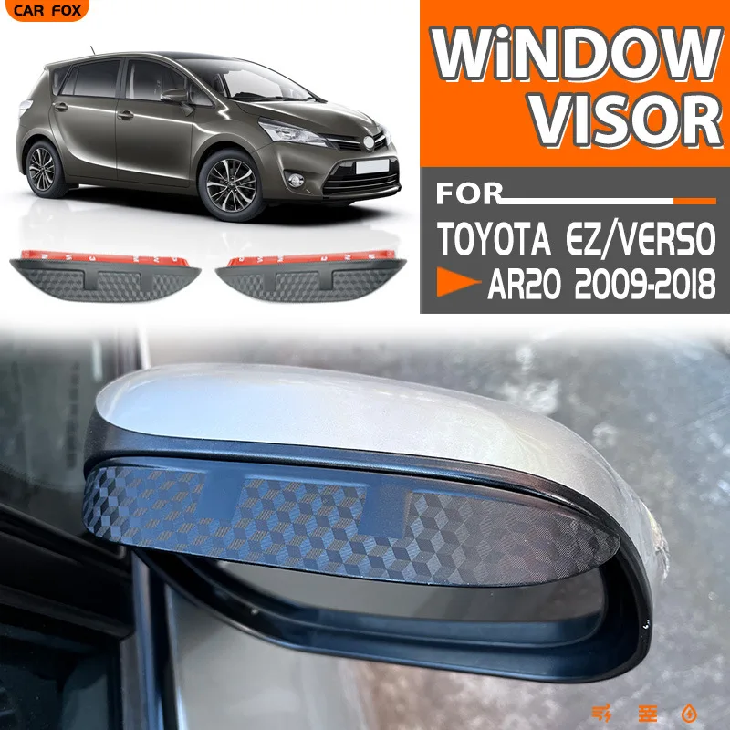 

For Toyota E'Z Rear View Mirror Rain Shield EZ VERSO Rear View,The rearview mirror provides rain protection