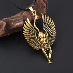 Gold Color Egypt Cat Necklace for Women Men Ancient Egypt Jewelry Vintage Bastet Necklace Amulet Talisman