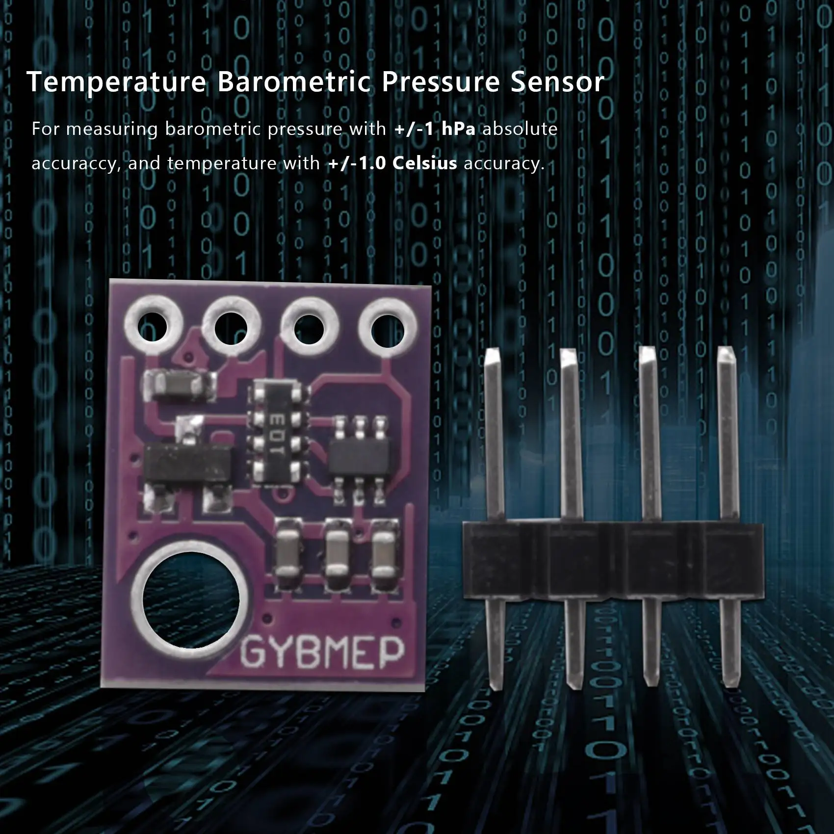 3Pcs BMP280 5V Digital Temperature Barometric Pressure Sensor Module, Temperature Sensor Atmospheric Pressure Board