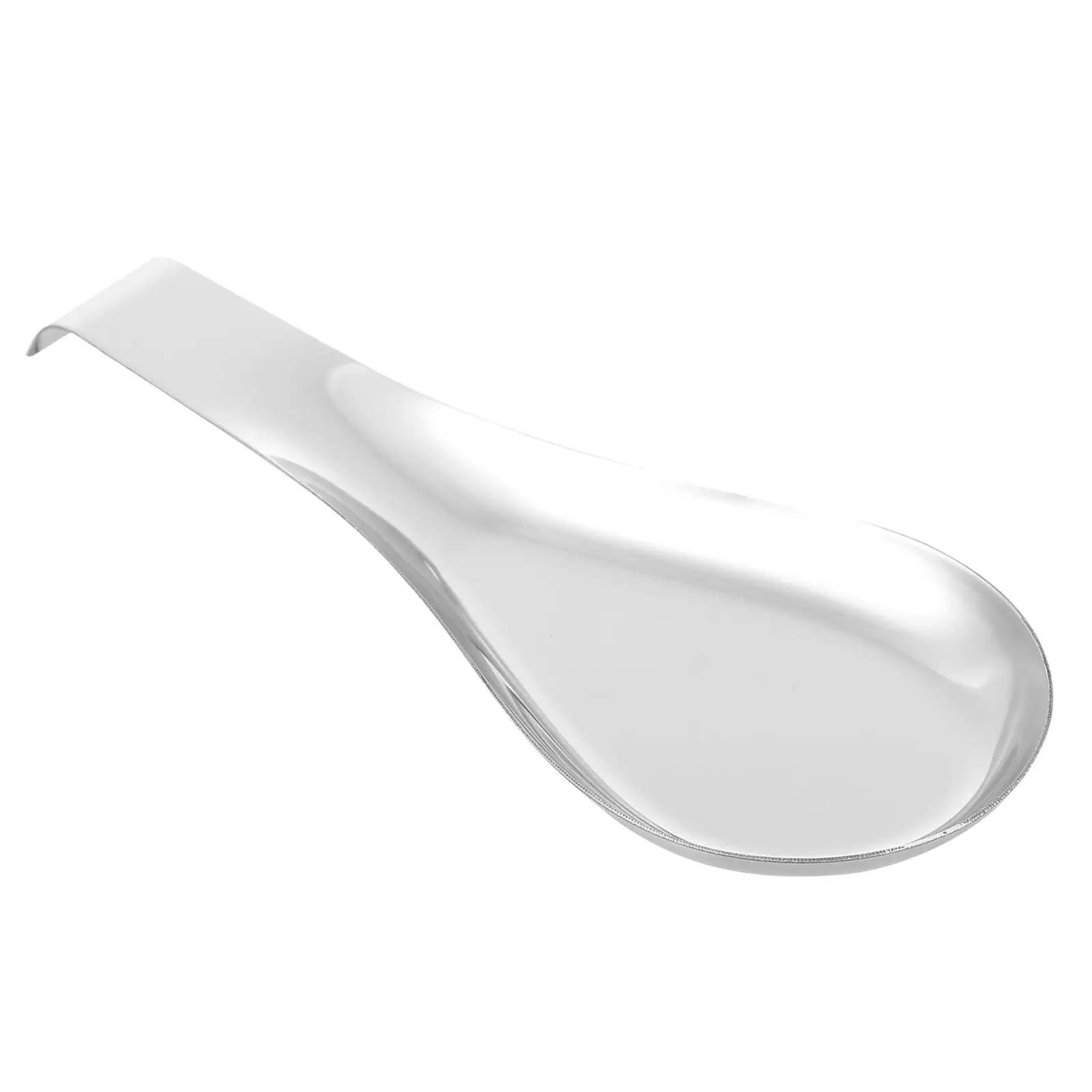 

Stainless Steel Spoon Rest Holder Nonslip Scoop Pad Kitchen Supplies Practical Decorative Spoon Cushion Easy Clean Reusable